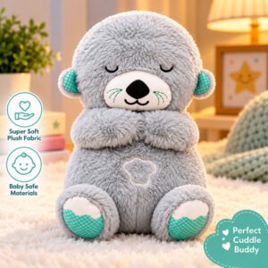 Breathing Otter Plush Toy – Soft Cuddle Sleeping Teddy